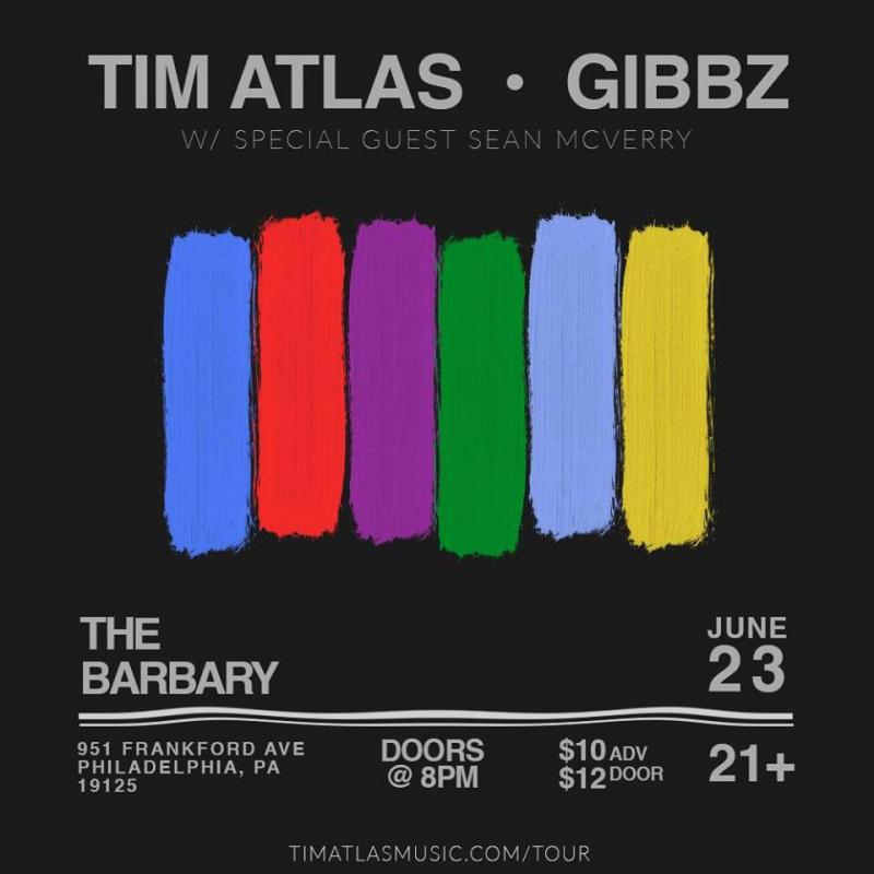 Tim Atlas live at the Barbary June 23rd at 8pm